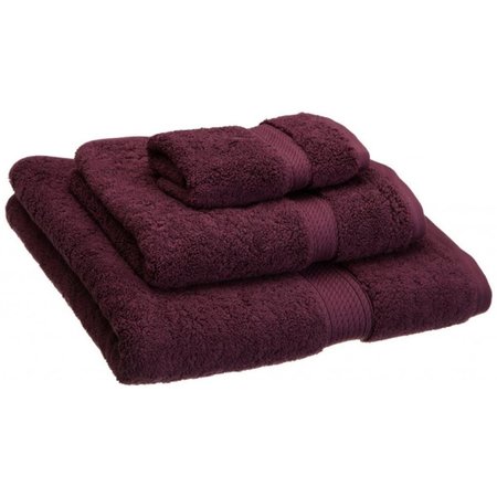 SUPERIOR 900GSM Egyptian Cotton 3-Piece Towel Set  Plum 900GSM 3 PC SET PL